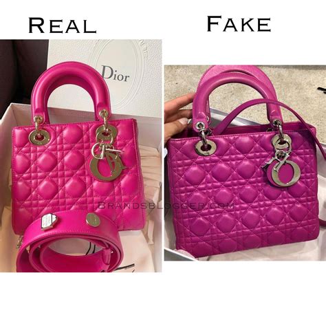 lady dior original vs fake|is a dior bag real.